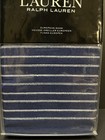 Lauren Ralph Lauren Shelbourne Euro Sham Dark Blue White Stripe New Msrp  185
