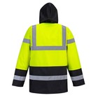 Portwest Us466 Mens Waterproof Hi Vis Traffic Jacket Reflective Safety Coat