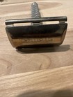 Vintage Gillette Tech Double Edge Safety Razor Diamond Pattern