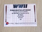 2025 Historic Autographs Ww2 World War Ii Wwii Autograph Bill Rigney Mlb 8 8
