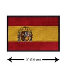 Spain Flag Iron On Patch 3  Embroidered Applique Spanish Pride National Emblem