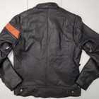 Harley-davidson Men s Black Hwy-100 Design Biker Jacket Genuine Cowhide