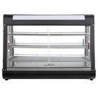 3-tier 35  Commercial Food Warmer Display Countertop Pizza Cabinet 1500w Rovsun
