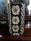 New Retro Rattan Basket Lamp W  Real Vintage Tapa Cloth Oceanic Flame Bulb