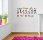 English Alphabets For Kids Nursery Wall Stickers Home Art Decor Decal Mural Room
