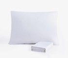 White Pillow Cases Set Of 2 Brushed Microfiber Soft Cooling Pillow Cases Queen S