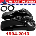 8  Speaker Lids W  Tweeter Port Abs For Harley Road Electra Glide Ultra 94-2013