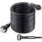 50 Amp Generator Cord 25ft And Waterproof Power Inlet Box Combo Kit Etl Listed