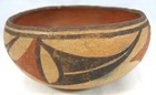 Circa 1900 Kewa  santo Domingo  Pueblo Polychrome Bowl  4  Diameter