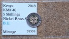Bu Old Kenya 5 Shilling Bimetallic Rhino Coin 2018  Vintage World Foreign   