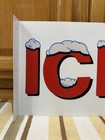 Ice Flange Sign Double Sided Bait Beer Cooler Hotel Vintage Style Wall Decor