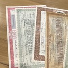 Vintage Railroad Stock Certificates Lot Antique Railway Scripophily Ephemera