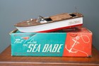 Vintage Fleet Line 1950s Japanese Model Speed Boat W  Box Antique