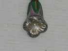 Beautiful Vintage Glass Tulip  Lily  Flower Clip On Christmas Tree Ornament