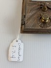 Antique Post Office Box Door American Flying Eagle Single Dial Brass 3 5x5