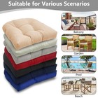 2pcs Outdoor Chair Cushions Water Repellent Patio Furniture Seat Pad U-shaped