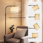  Modern Black Arched Floor Lamp  Metal Standing Arc Lamp With Classic-black