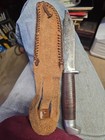 Vintage Boy Scout Fixed Blade Knife With Sheath