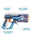 Xshot Skins Laser 360 4 Laser Blasters   4 Infrared Headset Zuru X-shot New