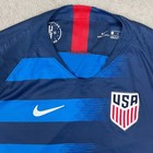 Nike Usa Jersey Large Navy Blue Usmnt Player Issued Soccer Vaporknit