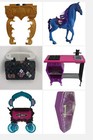 Vtg Monster High Lot Of 6 Doll Playset Accessories Furniture Horse Coffin Mattel