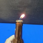 Vintage Budweiser Beer Bottle Butane Lighter 8   hx2   w