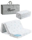 Trifold Pack And Play Mattress 38x26   Breathable Soft Plush Memory Foam For    