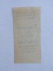 1930s Vintage Nogales Chile Railway Ticket Calle Canal Train Trolley Subway