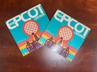 Vintage 1982 Epcot Center Map Lot Of 2 Walt Disney World Kodak Guide Book