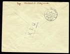 Palestine 1919 Nazareth To Geneva Switzerland Via Alexandria Tied 1p  Eef Issue