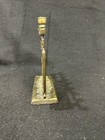 Vintage Brutalist Brass Channukah Menorah By Abada 