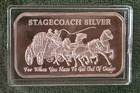Stagecoach Silver-get Out Of Dodge Divisible Bar-apmex  1  Troy Oz 999 Silver