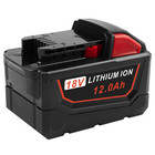 12ah Battery For Milwaukee For M18 18v Lithium High Output 48-11-1860 48-11-1852