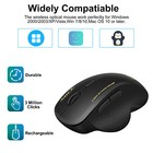 2 4ghz Wireless Optical Mouse Usb Gaming Mice 6 Buttons For Pc Laptop Computer