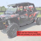 For Polaris Rzr Xp 4 1000  4 900 Turbo 2015-2023 Nerf Bars Rock Sliders