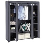 69  Home Apartment Portable Closet Wardrobe Clothes Storage Space Organizer Rack