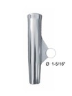 6pc Weld On Fishing Rod Holder Coped Blade For 1-5 16  Od Pipe Polished Aluminum