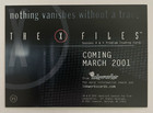 2001 Inkworks The X Files Seasons 4   5 Promo Fox Mulder Dana Scully  p1  Nm mt