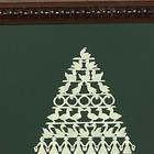 Vtg Scherenschnitte Papercutting Handcut Folk Art 11x9 12 Days Of Christmas Tree