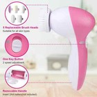 360   5 In 1 Facial Cleansing Brush Electric Face Body Scrub Tools Waterproof
