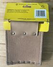 New Nos Vintage Klein Tools 5149 3-pocket Leather Utility Pouch 1-1 2    Belt Usa