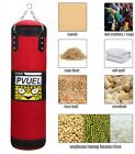 Heavy Boxing Punching Bag Mma Training Home Gym Workout Sparring Kick Gloves Set
