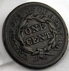 1845 Braided Hair Large Cent Choice Extremely Fine Xf  Coin  75-6