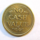 1- Kid Kingdom Arcade Game Brass Coin Token -rare Vintage Collectable