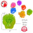 Bonka Bird Toys 3183 Pk6 Spike Bugs Craft Part Foot Talon Parrot Cage Toy Conure