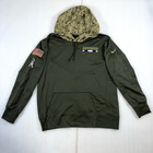 Nike Dallas Cowboys Salute To Service Hoodie Men   s Xl Green Usa Patch Digi Camo