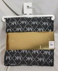 Michael Kors Scarf   Hat Set Gray W  Diamond Metallic Silver Mk Logo Print
