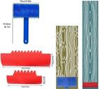 Wood Grain Painting Tool wood Grain Tool Kit Textured Paint Roller Soft Rubber 