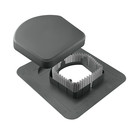Snowventco Upper Roof Exhaust Vent  50 Sq  In   gray  Package Of 6