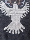 Vintage Zapotec Native Wool Rug Textile Bird Folk Art 48x28 5 Approx 48x28 5